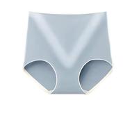 YIRONER Culotte Femme Briefs sans Traces en Coton Mince De 3 Pack pour Femmes, Version Haute Élastique, Couture, Respirante Et Agrandie-Bleu -3XL (80-90 Kg)