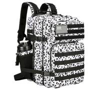 YIRONER Sac à dos 3 jours Assault Outdoor Sac à dos d’escalade imperméable Camping Randonnée Mochila Sac Mochila(Léopard)