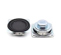 Yisawroy Lot de 2 mini haut-parleurs portables 4 Ohm 5 W 45 mm Gamme complète en néodyme ultra-mince pour home cinéma 45 mm