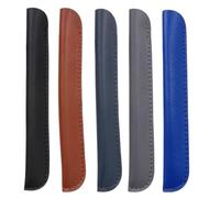 YISENJEE Étui De Protection pour Stylo Plume Lot De 5 Étuis À Stylos en Cuir Cousus À La Main, Housses De Protection pour Stylets Et Stylos-Plume, Couleur Froide