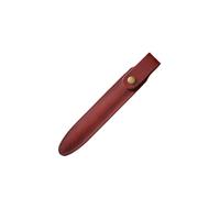 YISENJEE Étuis À Stylo Plume Étui De Protection pour Stylo 27 mm X 175 mm, Imitation Cuir De Vache, avec Boucle, Anti-Chute, Rouge Vin