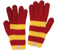 YISENJEE Gants Hiver Chauds Tricotés Femmes Gants D'Hiver Pour Femmes, En Tricot À Rayures Contrastées, Pour Écran Tactile - Rayures Rouges Et Jaunes