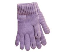 YISENJEE Gants Tricotés Pour Femme Gants Épais Et Chauds En Laine Pelucheuse Colorée Pour Femme, Pour Écran Tactile, Automne Et Hiver - Violet