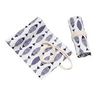 YISENJEE Plumier Sac De Crayon Trousse À Crayons en Toile De Grande Capacité pour Croquis-Small Fish-24 Holes