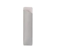 YISENJEE Pochette De Protection Stylo Étui À Stylo en Cuir Signature Pen Color Étui À Stylo en Cuir Carré Protecteur De Stylo Sac De Rangement Gris 5 Pièces