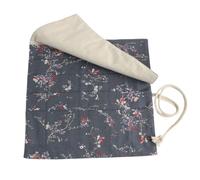 YISENJEE Pochette Feutre Tissu À Cinq Couches en Pur Coton, Aiguille À Pull, Aiguille Circulaire, Sac De Couture Poreux, Sac À Stylos, Sac De Rangement D'Outils-Plum Bossom
