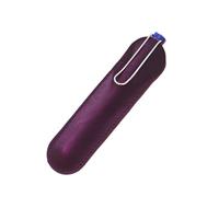 YISENJEE Pochette Stylo Étui À Crayons en Cuir De Vachette Imitation Cire, Fait À La Main, Housse De Protection pour Stylo Simple, 155 mm X 42 mm, Violet