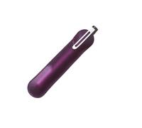 YISENJEE Sac À Stylo Étui À Crayons en Cuir De Vachette Imitation Cire, Fait À La Main, Housse De Protection pour Stylo Simple, 155 mm X 35 mm, Violet