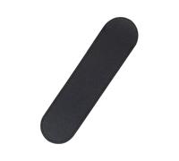 YISENJEE Sac À Stylo Étui À Stylo Ovale Semi-Fermé en Cuir PU Épais 16,1 cm X 4,2 cm, Housse pour Stylo À Bille, Noir, 8 Pièces