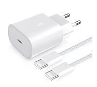 YISH Cable USB C Vers USB C： 60W Cable Type C Charge Rapide 1M Cordon USBC Vers C Nylon Tressé avec 25W Chargeur Type C