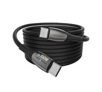 YISH Cable USB C vers USB C Charge Rapide：100W 2M 5A Cable Type USBC vers USBC Chargeur Cordon USB3.0 Type C Nylon Tressé Compatible avec MacBook iPhone 17 16 15 Pro Max Samsung S25 S24 iPad Pro Air