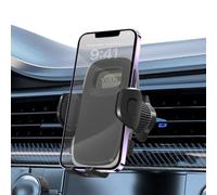 YISH Porte Telephone Voiture：360° Rotation Support Telephone Voiture, [Clip Amélioré] Socles de Téléphone Portable pour Automobile avec iPhone, Samsung, Google, Sony etc. (Black)