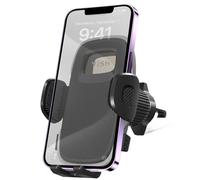 YISH Porte Telephone Voiture Support 360° Rotation [Clip Amélioré] Socles de Téléphone Portable pour Automobile pour iPhone, Samsung, Google, Sony
