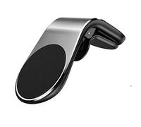 yishao Support Téléphone Voiture Magnétique pour Porsche Macan 2014-2022 2023 2024, Ventouse Puissante Magnétique Fixation Ultra Stable Accessoire Voiture,Silver