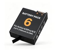 YISHDA Batterie Li-ion rechargeable 2100 mAh compatible avec DJI Osmo Action 6, Action 5 Pro, Action 4, Action 3, 3,87 V