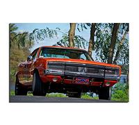 YIshiQI General Lee Affiche Wall Art véhicule Photo Toile Imprime des peintures pour la décoration de Salon (sans Cadre)