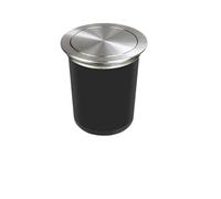 YISHUOYZBS Poubelle intégrée dans le plan de travail de la maison, poubelle en acier inoxydable couvre le plan de travail, ensemble seau, table à manger commerciale, poubelle intégrée avec couvercle