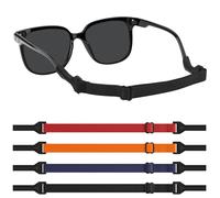 Yisica 4 Cordons à Lunettes Ajustable sans Queue, Courroie Universelle Ajustable pour Lunettes, Cordon élastique pour Lunettes pour Adultes et Enfants pour Tous Types de Lunettes