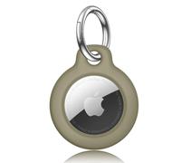 Yisica Étuis pour Apple AirTag Coque, Airtag Porte Clé -Anti Chute et Anti Rayures pour Animaux Portefeuilles et Bagages, Compatible avec Le Airtag Locator Tracker Étui (Vert foncé)