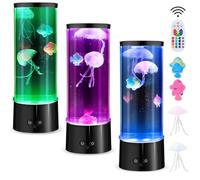 YISITONG Lampe Meduse, Jellyfish Lampes à lave 17 Effets de Lumière Changeants de Couleur - LED Aquarium Méduse Lumière d'ambiance Nuit Lumière pour Chambre des Enfants Maison Bureau