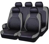 YISIYISAN Housses Siège De Voiture pour Alfa Romeo Giulietta Type 940 Business/Sprint/Executive/Veloce, Cuir PU Siège Ensemble Respirant Interieur Accessoire Toutes Saisons Protection Couvre,Grey