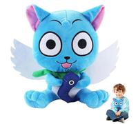 YISKY Fairy Tail Jouet en Peluche, 26cm Fairy Tail Poupée en Peluche, Fairy Tail Figurine en Peluche, Fairy Tail Animé Peluche, Fairy Tail oreillers en Peluche, Cadeau pour garçons et Filles