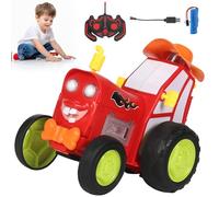 YISKY Jouets de Voiture de Saut Fou, Voiture télécommandée pour Enfants, Voiture à Distance à 90°, Voiture de Cascade de Danse, Jouet électrique Tumbling Voiture, Cadeau pour garçons et Filles