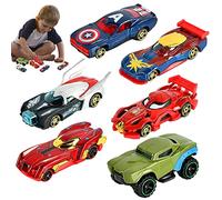 YISKY Mini Jouet de Voiture, 6 pièce Petites Voitures Jouets, Voitures Miniatures en Métal, Enfants Jouets Véhicules, Mini ModèLes de Voiture, pour Enfants à partir de 3 Ans