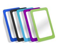 yisncka Lot de 5 Petits miroirs incassables pour Enfants - Coins arrondis - 15,2 x 10,2 cm - pour école, Salle de Classe, Salle de Bain, Loisirs créatifs (Classique)