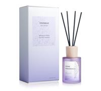 YISOWUH Diffuseur à roseaux, lavande 120 ml, lot de 8 bâtonnets - Parfum durable pour la maison, la salle de bain, la chambre à coucher, la décoration
