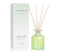 YISOWUH Diffuseur de Parfum - Jasmin Lily 100 ML diffuseurs d'huiles essentielles avec 8 bâtonnets, Parfum Longue durée pour la Maison, la Salle de Bain, la Chambre, la décoration
