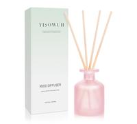 YISOWUH Diffuseur de roseaux - Ebony Rose 100 ML - Lot de 8 diffuseurs d'huiles essentielles - Parfum Longue durée pour la Maison, la Salle de Bain, la Chambre, la décoration