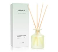 YISOWUH Diffuseur de roseaux - Thé Vert au Jasmin 100 ML - Lot de 8 diffuseurs d'huiles essentielles - Parfum Longue durée pour la Maison, la Salle de Bain, la Chambre, la décoration