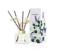 YISOWUH Diffuseur Parfum Maison, 150 ML, diffuseur de Parfum au Jasmin Blanc avec 8 bâtonnets Parfum Longue durée pour la Maison, la Salle de Bain, la d