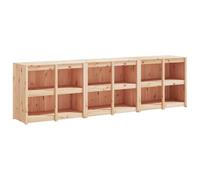 Yisssmeng Armoire de cuisine d'extérieur 3 pièces, en pin massif, 106 x 55 x 92 cm, résistante aux intempéries, avec espace de rangement, pour balcon, jardin et terrasse, modulable