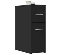 Yisssmeng Armoire de rangement mince à roulettes 22 x 44 x 61,5 cm, étagère en bois résistante à l'humidité avec roues pour salle de bain, cuisine, couloir