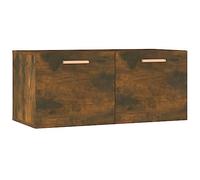 Yisssmeng Armoire Murale Meuble Suspendu 80x35x36,5 cm Bois d'Ingénierie | Ce meuble de rangement suspendu optimise l'espace du salon ou de la chambre avec son design scandinave épuré.