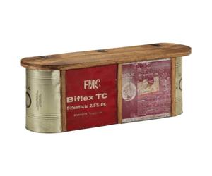 Yisssmeng Banc avec espace de rangement - 120 x 30 x 40 cm - Banc en bois vieilli massif - Banc rustique - Buffet polyvalent pour couloir et salon - Charge maximale : 110 kg
