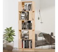Yisssmeng Bibliothèque en pin massif - 51 x 25 x 163,5 cm - Séparateur de pièce - Sans paroi arrière - Design moderne - Robuste et durable - Pour salon, couloir, bureau, chambre à coucher
