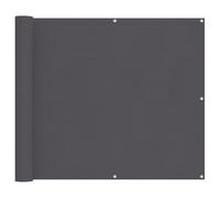Yisssmeng Brise-vue pour balcon - Anthracite - 90 x 1000 cm - En 100 % polyester Oxford - Avec revêtement en polyuréthane - Résistant aux intempéries et aux UV - Peu encombrant - Pour balcon, terrasse