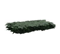 Yisssmeng Brise-vue pour balcon - Avec feuilles - Vert foncé - 200 x 75 cm - Clôture brise-vue en polyéthylène et tissu - Haie artificielle pour balustrade de balcon, terrasse et clôture de jardin