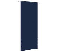 Yisssmeng Brise-vue pour balcon - Bleu - 100 x 240 cm - Oxford - Résistant aux intempéries - Avec protection UV - Montage facile - Peu encombrant - Pour petits balcons, terrasse et jardin
