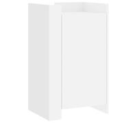 Yisssmeng Buffet blanc - 45 x 35 x 75 cm - En bois - Moderne - Pour couloir, chambre à coucher et salon - Avec beaucoup d'espace de rangement