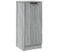 Yisssmeng Buffet gris Sonoma - 30 x 30 x 70 cm - En bois - Porte - Espace de rangement moderne et fin - Robuste - Pour couloir, chambre à coucher, salon, commode - Peu encombrant