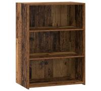 Yisssmeng Buffet Rangement 2 Étagères 70x41x93 cm Bois d'Ingénierie | Meuble bas compact avec rangement pour salon et salle à manger. Décor bois ancien facile à nettoyer avec un chiffon humide.