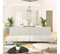 Yisssmeng Canapé-lit 2 places, en velours, 200 x 84,5 x 69 cm, pliable, 200 x 100 x 32 cm, robuste, en bois, pour salon, chambre d'amis, bureau, studio