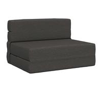 Yisssmeng Canapé-Lit Pliant 190x70x15 cm Matelas Pliable Gris Foncé