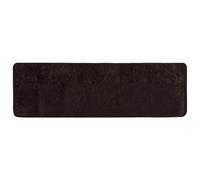 Yisssmeng Chemin de couloir MARSA - 50 x 150 cm - Anthracite - Tapis à poils courts en velours de polyester durable avec dessous en PVC antidérapant - Design moderne pour couloir, chambre à coucher et