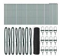 Yisssmeng Clôture de jardin - 100 x 0,6 m - Gris - 36 mm - Maille en acier PVC - Design moderne - Robuste et durable - Pour jardin, terrasse, cour - Brise-vue