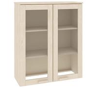 Yisssmeng Dessus de Buffet HAMAR 85x35x100 cm Bois Pin Marron Miel